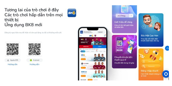 BK8 App mang đến tiện ích vượt trội và mang lại an toàn cho người chơi